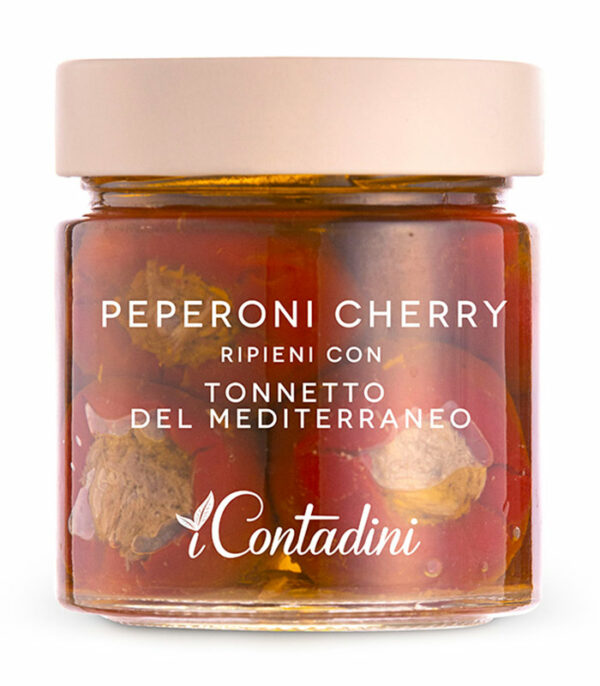 Peperoni cherry ripieni con tonno - i Contadini