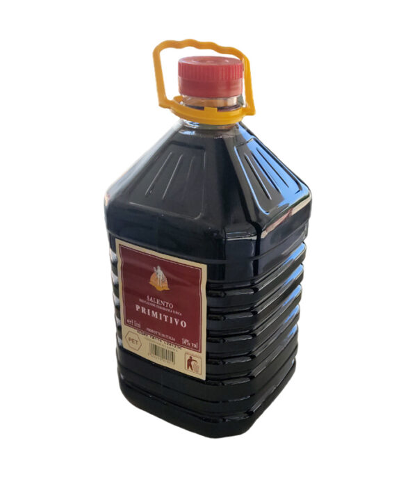 Vino Rosso Primitivo 5l - Produttori di Manduria