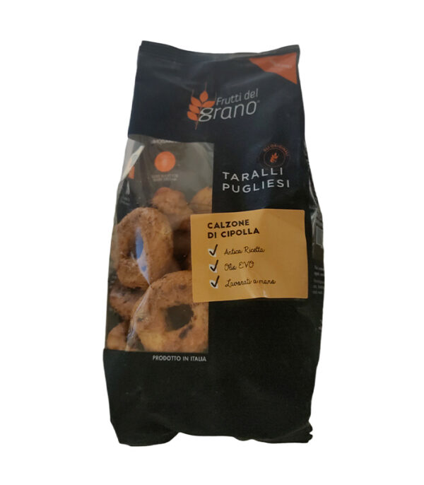 Taralli calzone di cipolla - Frutti Del Grano